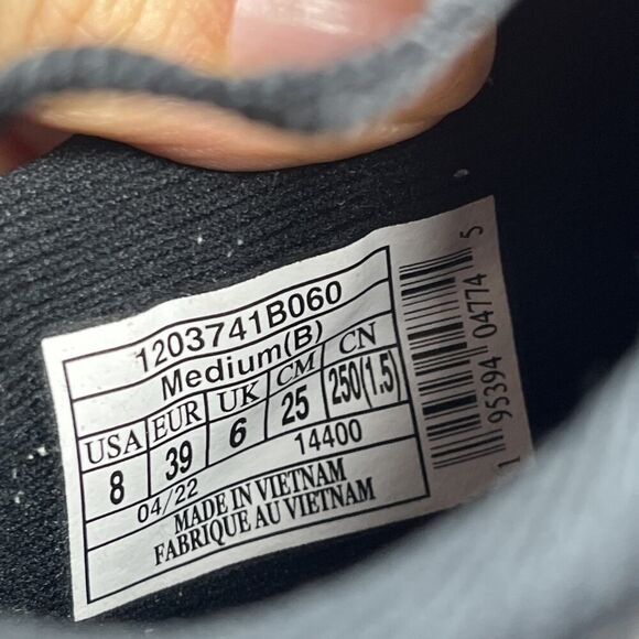 Brooks Launch 9 Womens Size 8 Black Ebony Purple Lace Up Athletic Sneakers - Picture 10 of 10